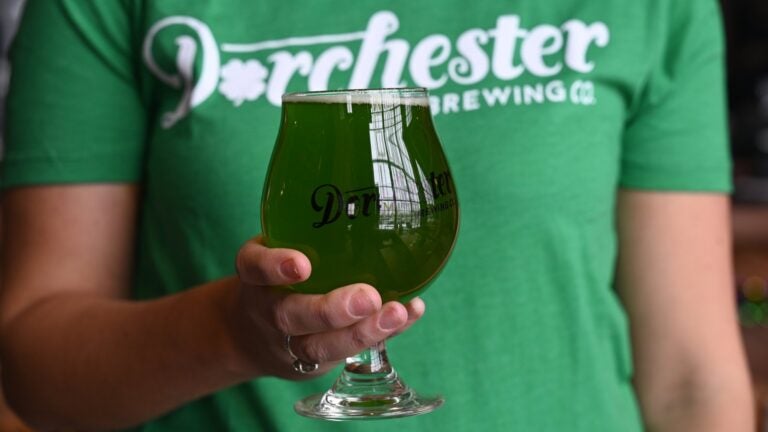 Dorchester Brewing St. Patrick's green beer